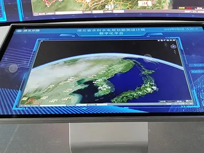 百变互动主题展厅案例_湖北水院数字孪生系统现场图