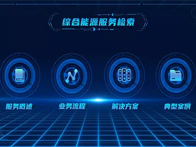 百变互动电力展厅案例_济南综合能源展厅触摸 查询系统演示图