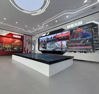 卡拉水电站数字展厅_水利工程展厅_数字沙盘_VR体验_武汉百变互动