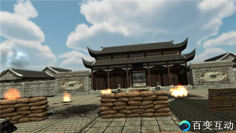 武汉百变互动黄花岗起义 VR 体验系统-软件界面