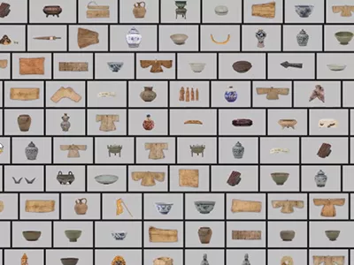 百变互动博物馆案例_江苏常州博物馆魔墙产品图